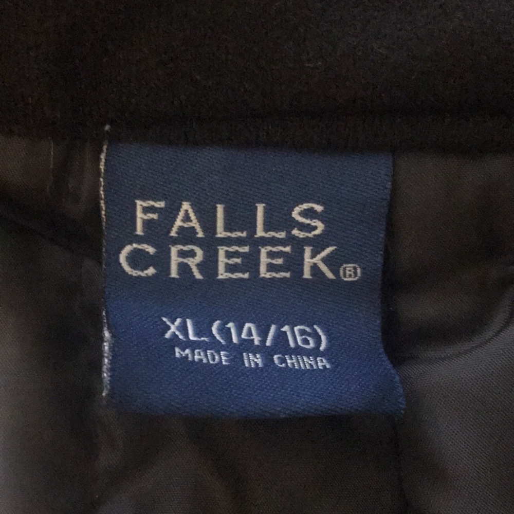 Falls Creek Plaid Snow Ski Pants Black Pink Orange XL 14 to 16 - Picture 4 of 16
